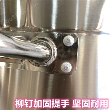 加厚商用304不锈钢翅片节能桶 带盖卤水桶复合底大容量焖烧汤桶